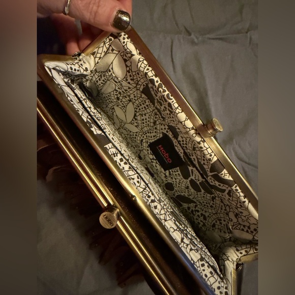 HOBO international Lauren wallet clutch Suede fringe - Picture 10 of 10